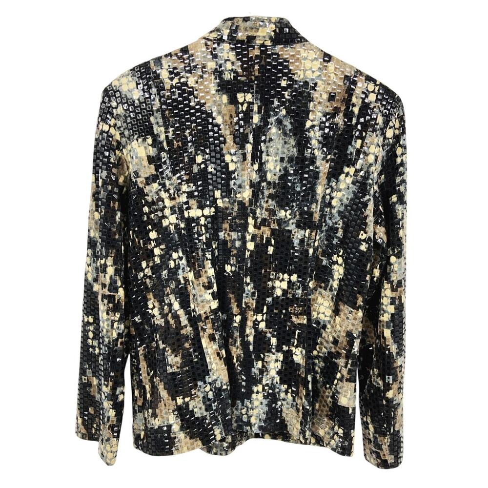 Notations Sparkly Snakeskin Patterned Textured Ja… - image 6